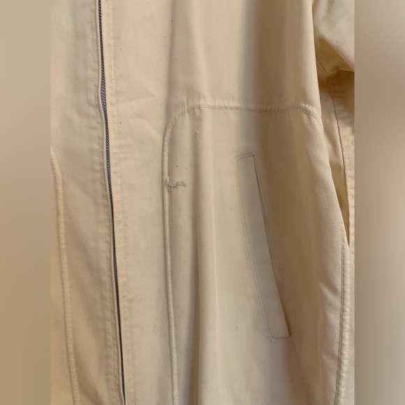 Men’s Vintage Fawn Sportswear Windbreaker style jacket, cream, 40 - Picture 3 of 7